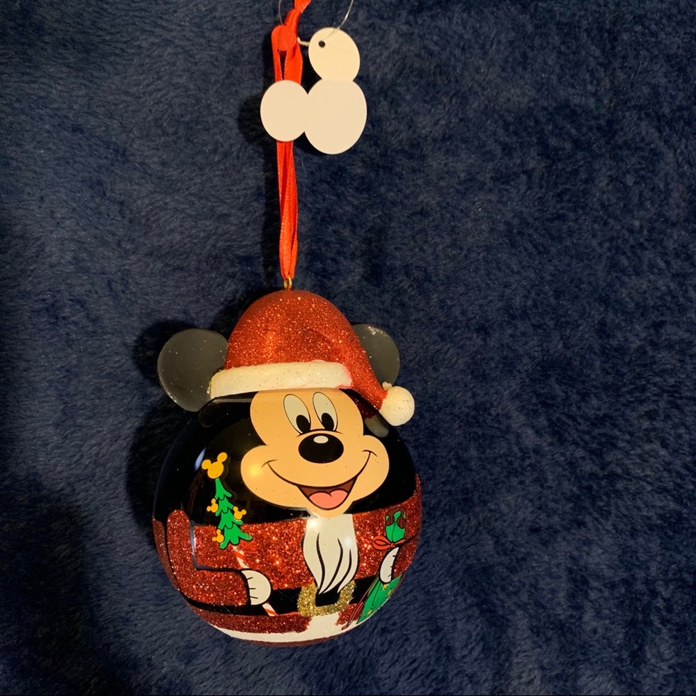 Disney Parks Santa Mickey Mouse Ornament - Picture 2 of 3